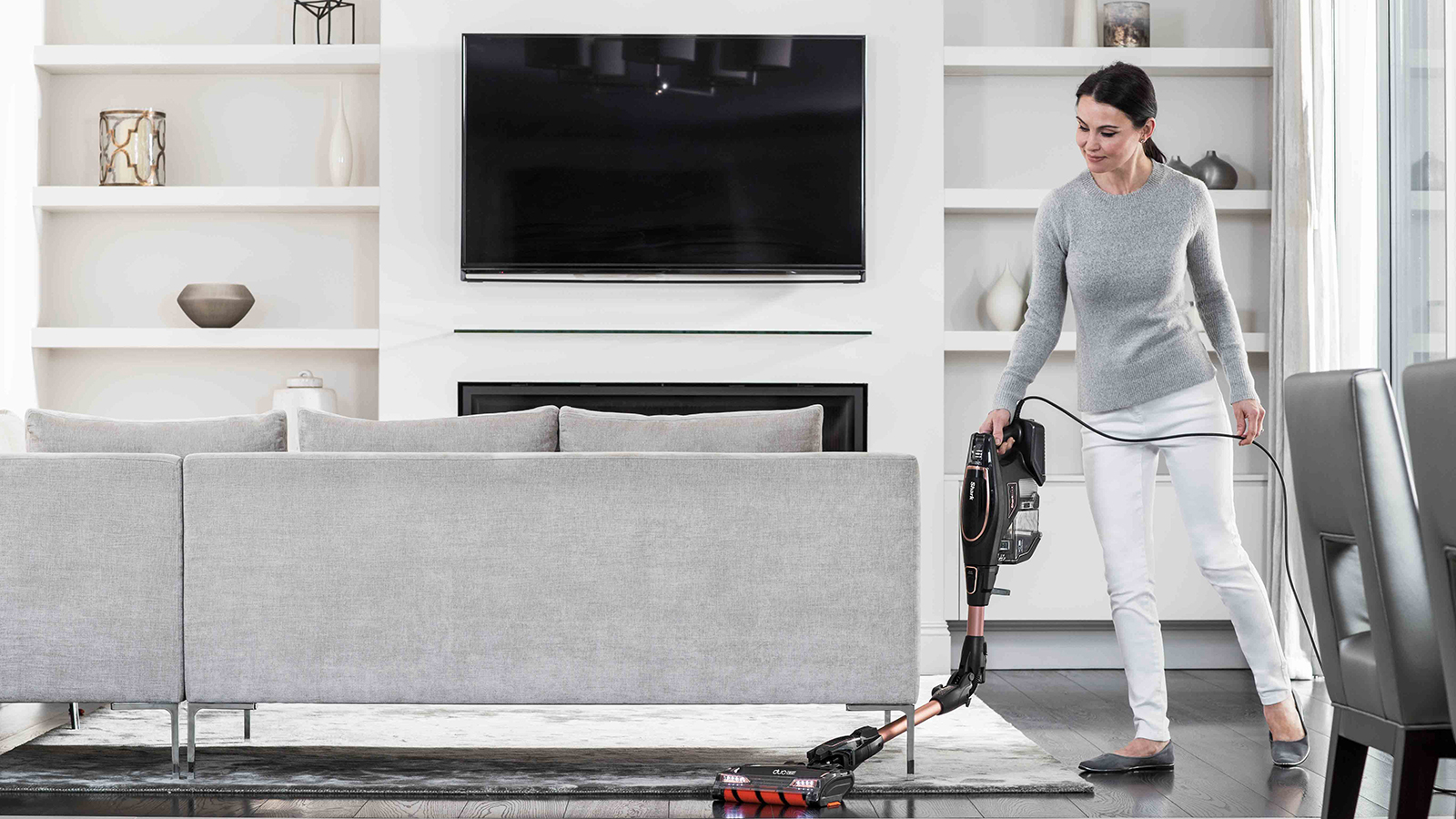 Shark DuoClean Corded TruePet Stick Vacuum Cleaner HV390UKT